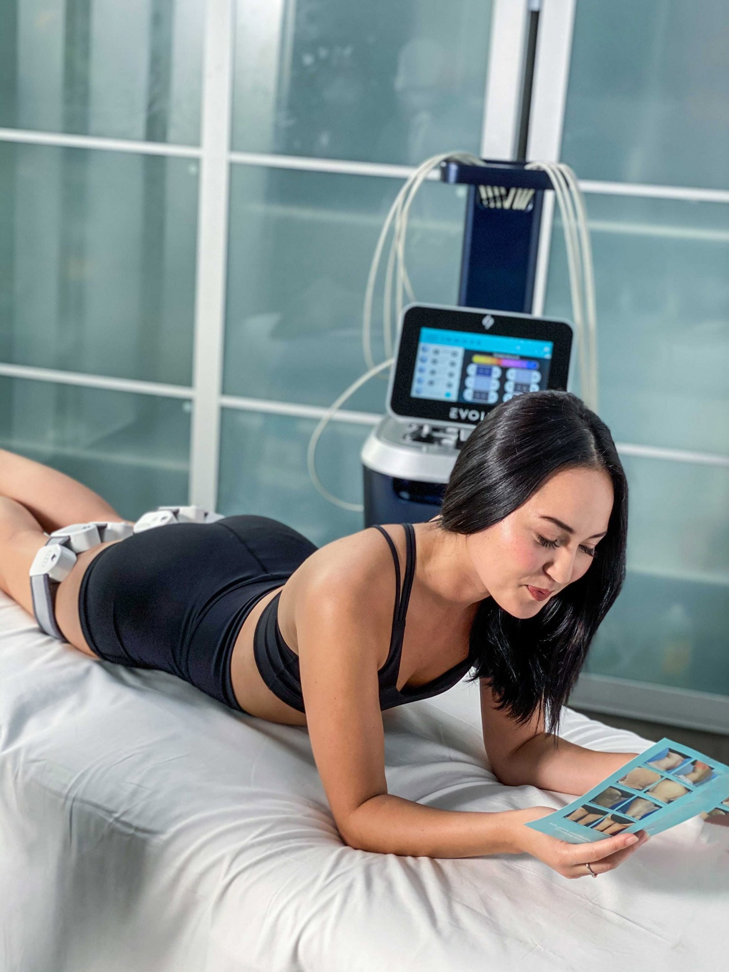 Evolve treatment on the thighs